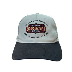 Vintage‎ Super Bowl XXXVI 2002 Hat New England Patriots vs Rams NFL Cap